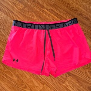 Under Armour Bright Pink Sports Shorts